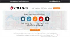 Desktop Screenshot of craigsplumbingnj.com